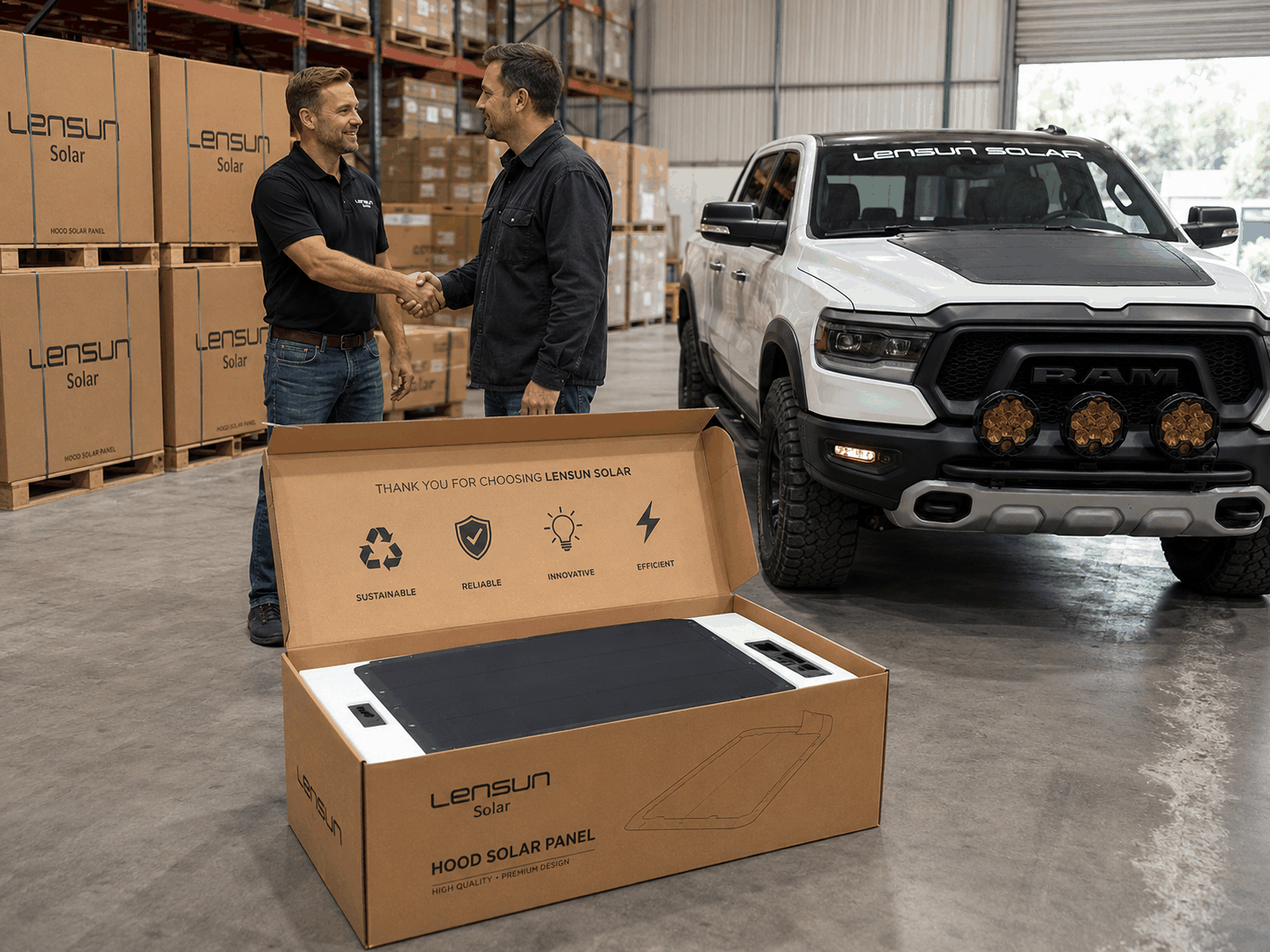 Wholesale hood solar supply and agent program support